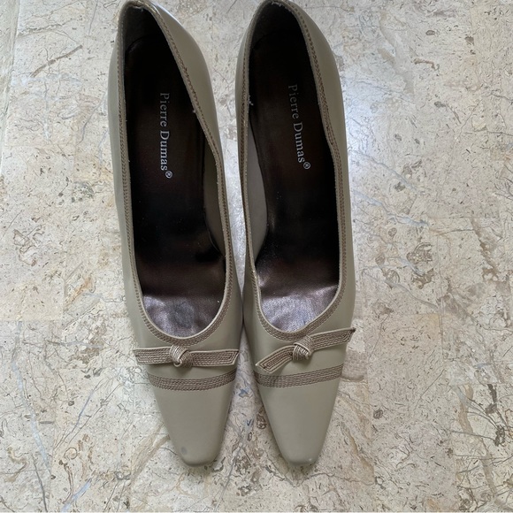 Elegant Slip on Pump Faux Leather High Heel Pierre Dumas - Picture 4 of 8